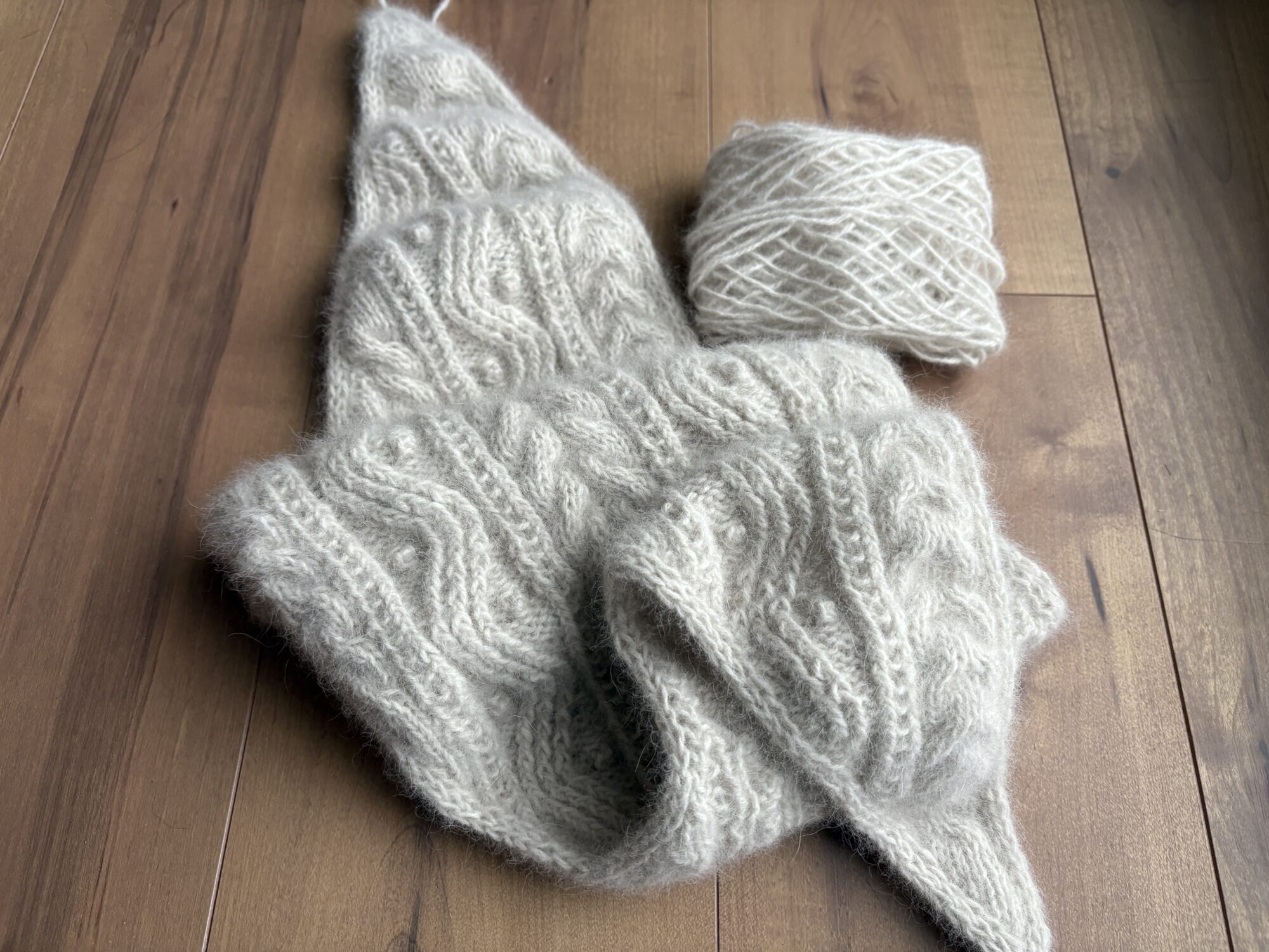 「Turtle Dove Shawl」完成